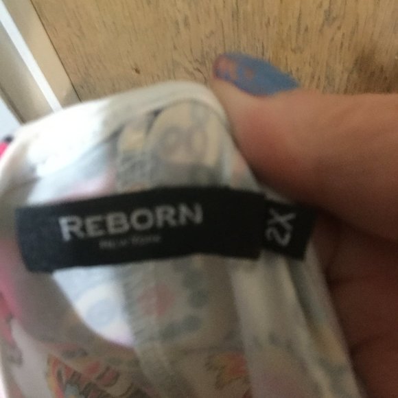 Reborn Plus size floral maxi dress with pockets size 2X - Picture 4 of 5